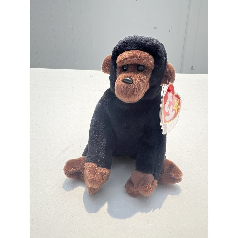 Ty Beanie Baby Congo the Gorilla Plush Toy 1996 Edition